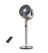 Ventilateur sur pied silencieux, DREO, 23dB, portée de 24M, volume d'air 1200m3/h, turbo circulateur, hauteur de 102 CM, 3 modes, 8 vitesses, oscillation omnidirectionnelle 120°